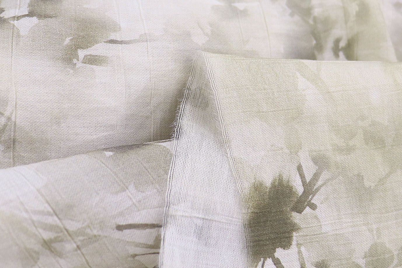 Лен "Медея" принт/цветы на бежевом 3942-PY/D#11/C#1