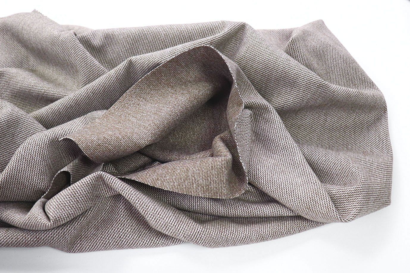 Пальтовый трикотаж принт/светло-коричневый 1239/C#1 (7272)