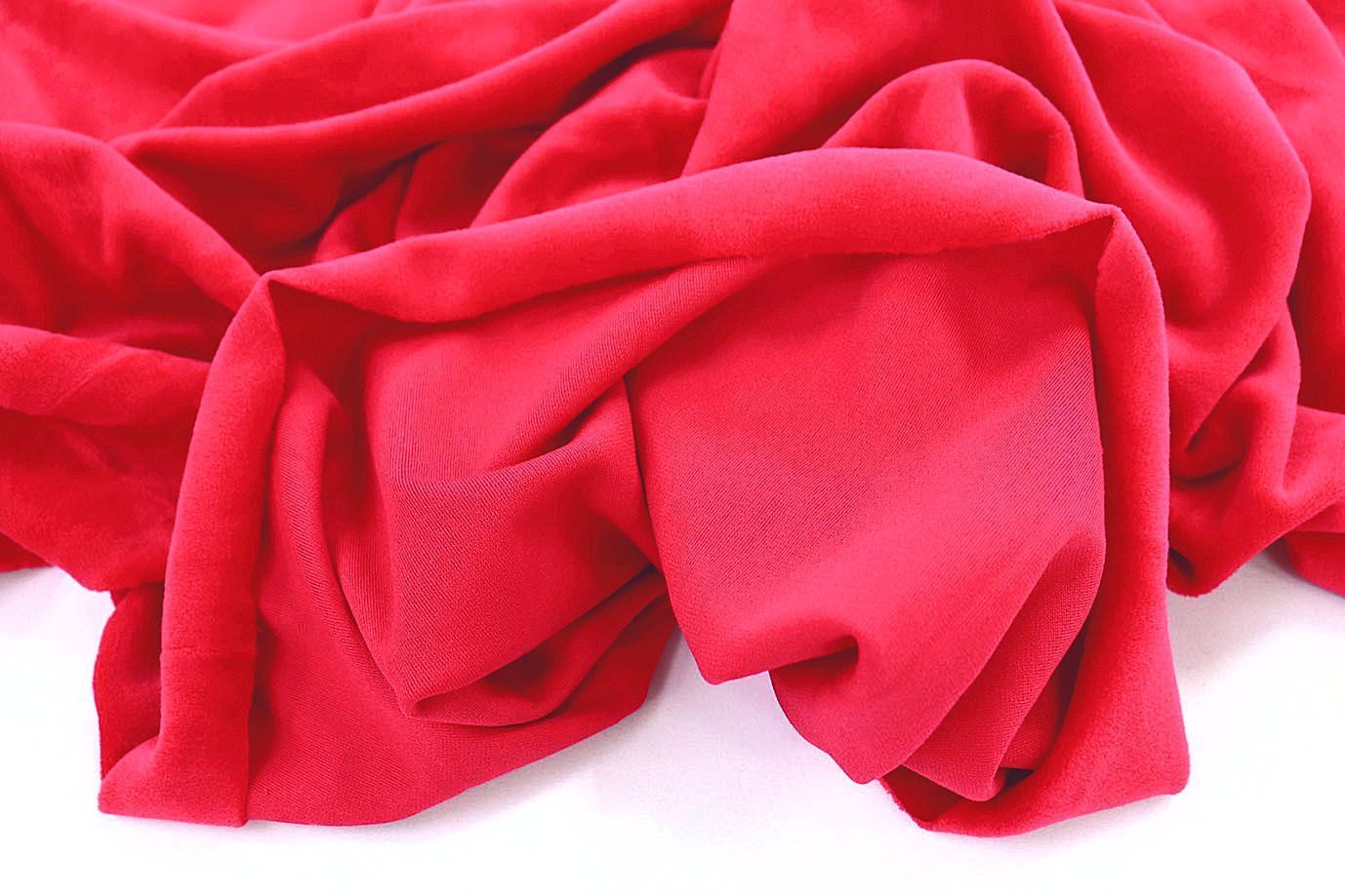 Велюр "Японский"/красный SSR-710/C#13 (15894)