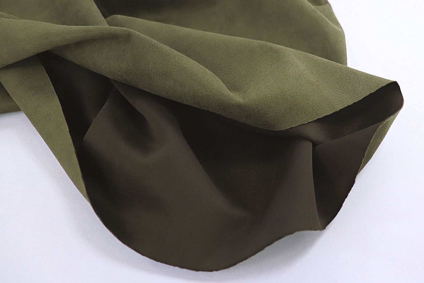 Замша на дайвинге/хаки 1408-PY/C#9