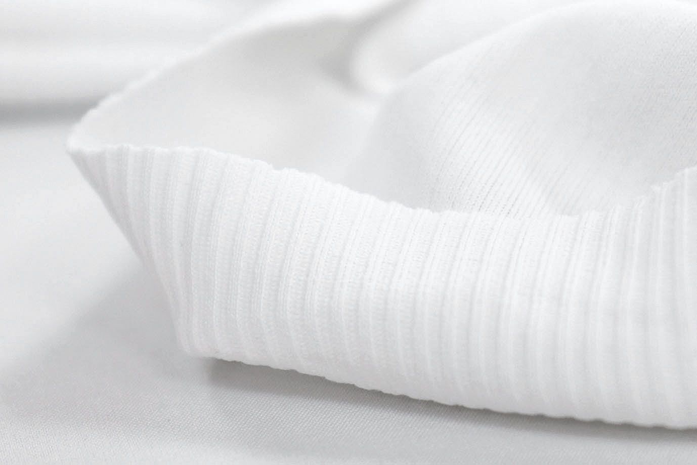 Трикотаж "Рибана"/белый 3169-21-PY/C#1