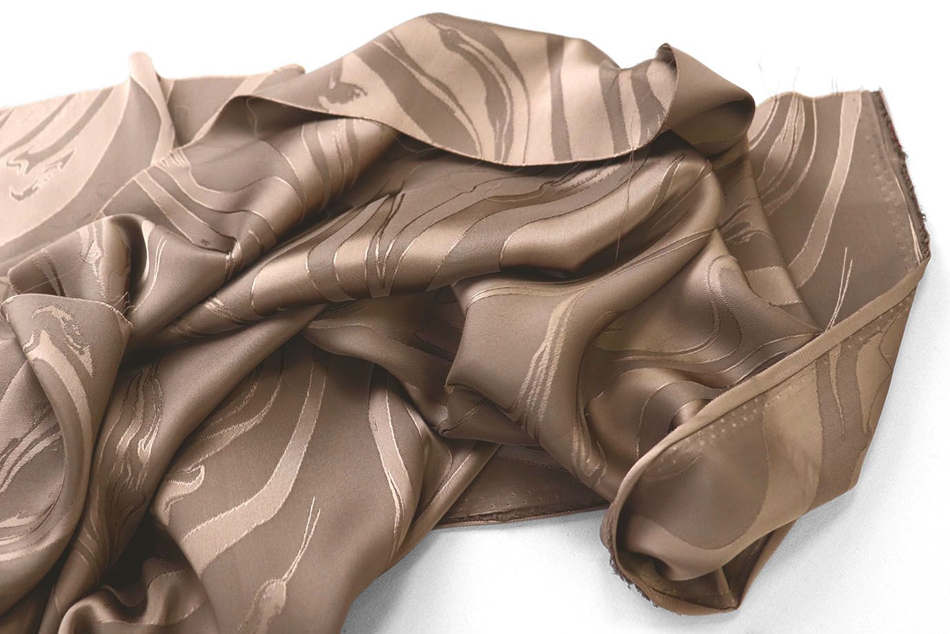 Сатин "Пандора" жаккард/бежево-коричневый 4025-PY/D#1/C#3