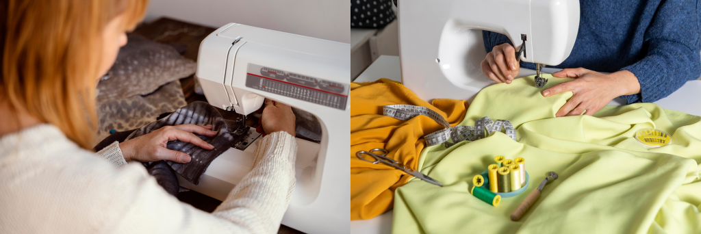 Использование швейных машин