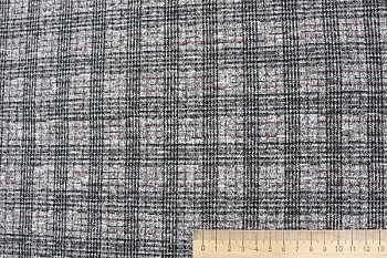 Трикотаж жаккард принт/серый 3101/D#5/C#1