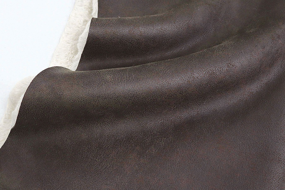 Дубляж мех "Кролик"/коричневый PRS-30007Z/C#G.WHT/Brown