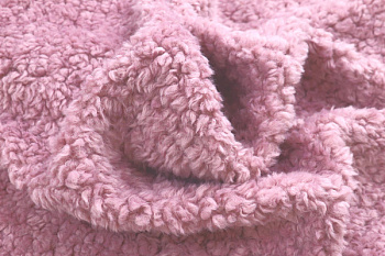 Искусственный мех "Барашек"/розовый AP6032830/D#1003-2212-6L/C#Pink
