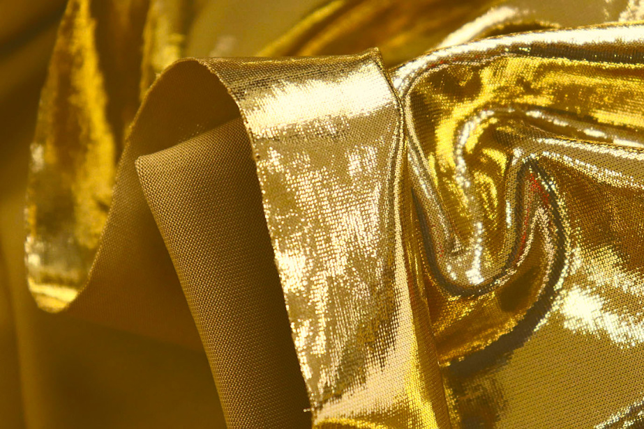 Трикотаж "Диско"/золотой 7712/C#2