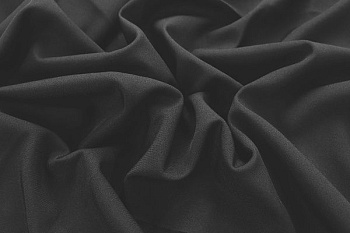 Костюмная ткань "Дорис"/черный 4318-PY/D#1/C#Black
