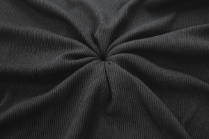 Трикотаж "Рибана"/черный 3509-PY/D#2*2RIB/C#Black