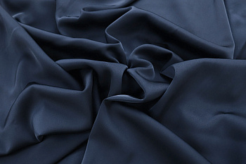 Шелк сатин двойной/темно-синий 7729/С#11