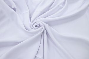 Блузочная ткань "Роуз" креп/белый 3477-PY/C#1