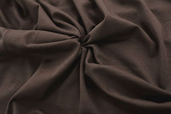 Трикотаж "Кулирка"/темно-коричневый 0849/C#40/C#т.коричневый 19-0912TX