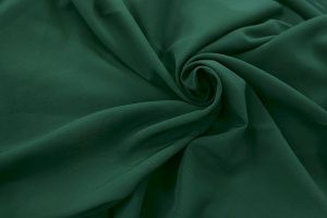 Костюмная ткань "Барби"/темно-зеленый 3462-PY/C#7