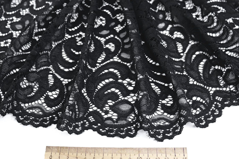 Гипюр "Фестон"/черный 1472-PY/C#7 Ket Black