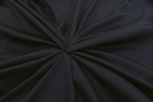 Подкладочная ткань Интерлок/черный 675-PG/C#17
