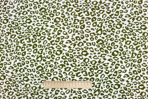 Блузочная ткань "SPH" принт/зелено-белый 3668-PY/D#7/C#3