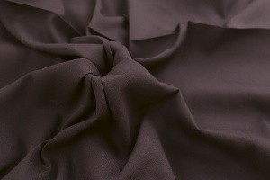 Штапель твил стрейч/коричневый 4220-PY/C#Brown