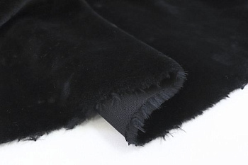 Искусственный мех "Мутон"/черный AP41114/D#177-1100/C#Black