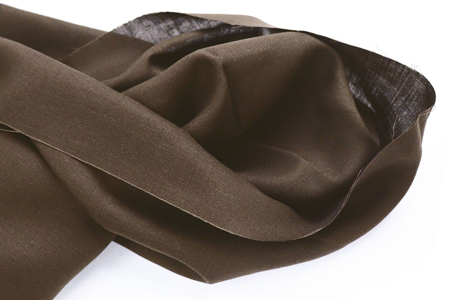 Лен TENCEL/коричневый 4252-PY/C#7