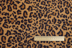 Искусственный мех "Леопард"/черно-рыжий AP2303014035/D#287-18111207/C#66 Ivory Leopard