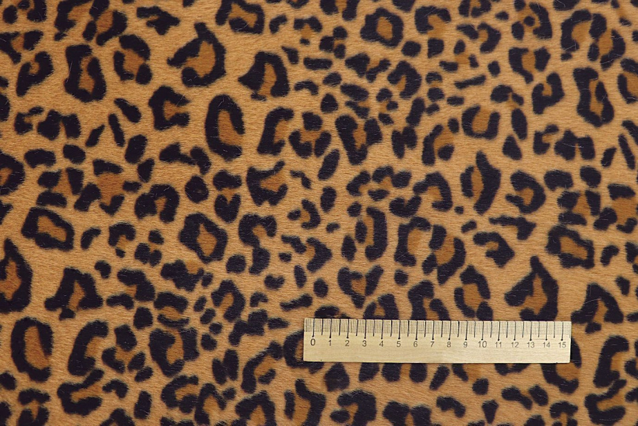 Искусственный мех "Леопард"/черно-рыжий AP2303014035/D#287-18111207/C#66 Ivory Leopard