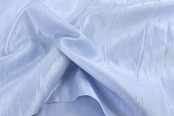 Органза TENCEL креш/голубой 3795-PY/C#19
