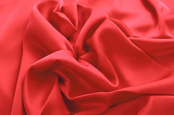 Шелк "Армани" двусторонний/красный 1434-PY/C#10