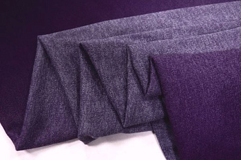 Трикотаж "Сандра" омбре однотон 15679/19С/C#3 PURPLE