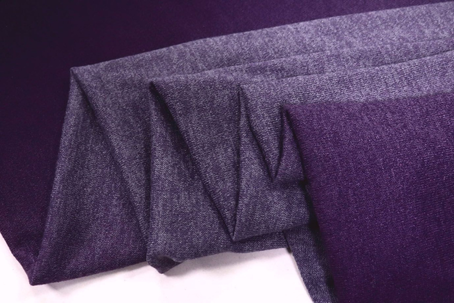 Трикотаж "Сандра" омбре однотон 15679/19С/C#3 PURPLE