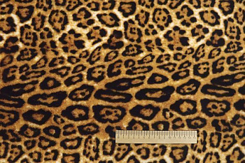 Искусственный мех "Леопард"/желто-рыжий AP2303014035/D#287-1908794/C#Ivory Leopard
