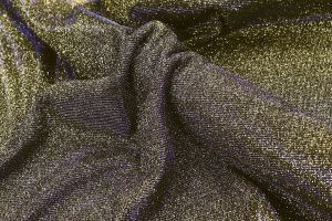 Трикотаж с люрексом на интерлоке/темно-фиолетовый 1253-PY/C#29