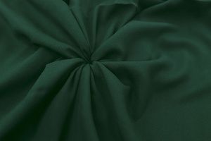 Штапель твил стрейч/темно-зеленый 3408-PY/C#1