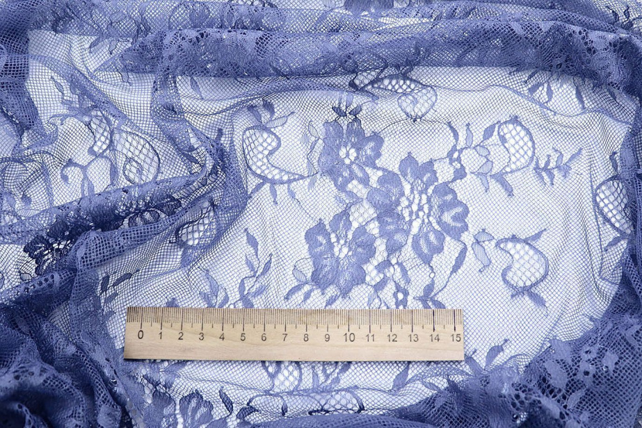 Гипюр "Реснички"/синий VT-9806/D#3/C#5