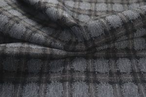 Трикотаж "Джерси" принт/темно-серый 14879/D7