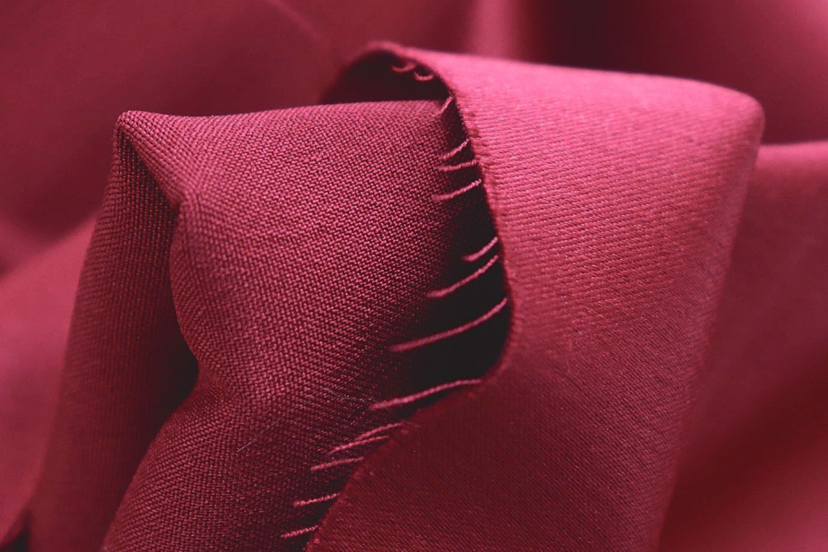 Русский сатин/бордовый 12582/C#8 Maroon