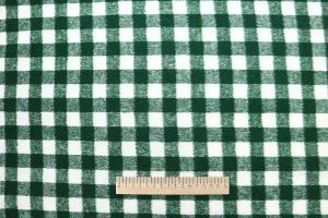 Пальтовая ткань принт/клетка зелено-белая AP211001088/D#903-8058/C#3