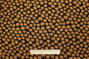 Трикотаж "Модал" принт/оранжево-черный 3561-PY/D#1/C#3